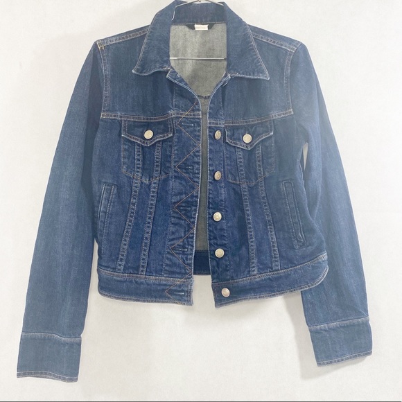 J. Crew Dark Denim Jacket Size Small